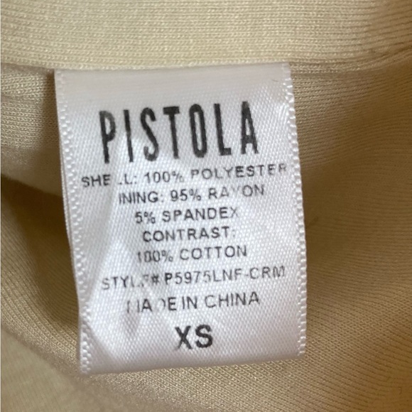 Pistola Zoey pullover XS women's sherpa fleece cream combo thick animal print - Picture 15 of 15